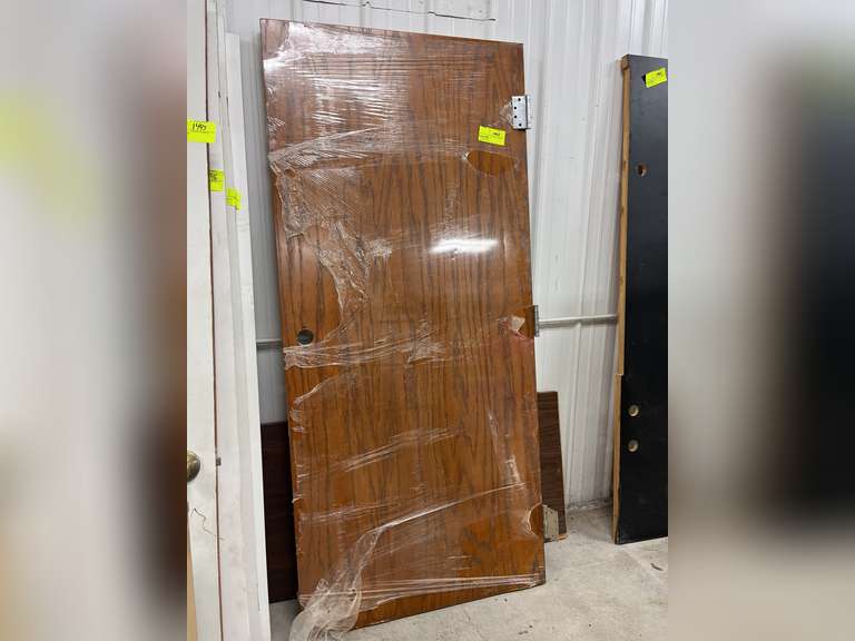 35 3/4 x 79 1/4 large wooden door