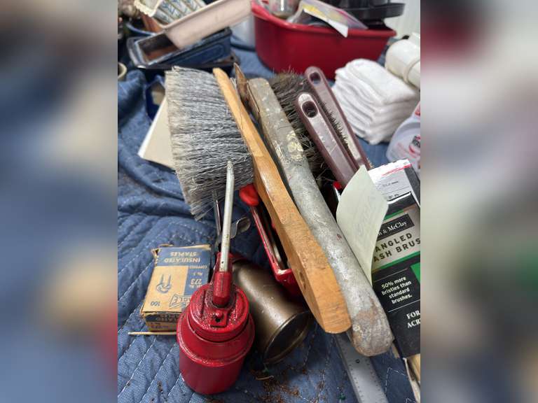 Tool brushes, oil cans, and more