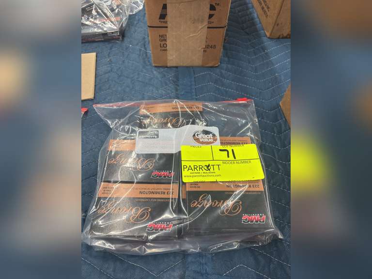 200 Rounds of 223 Remington, 55 Grain FMJ, Made by Fiocchi (All New)