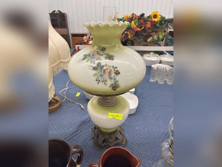 Vintage Hurricane Lamp