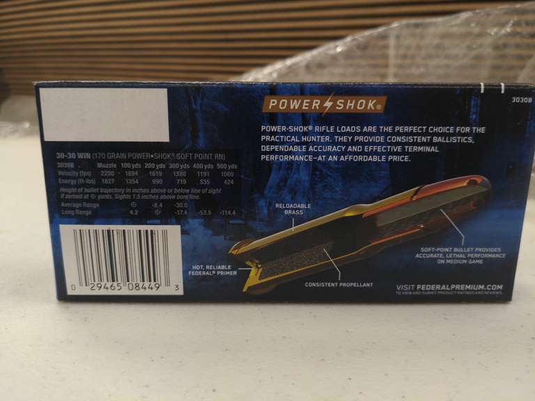 (20) Rounds of Federal 30-06 Winchester, 170 Grain, Jacketed Soft Point RN