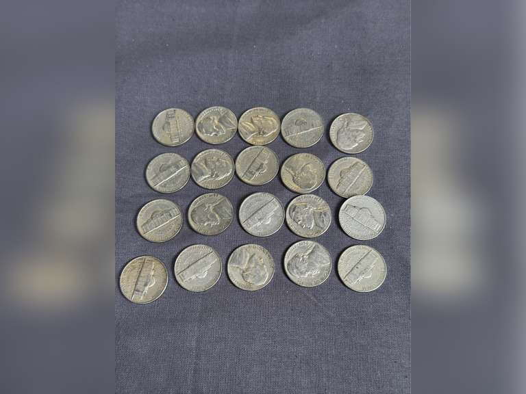 20 Pre-1970s Jefferson Nickels