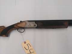 GForce Arms, 12 Gauge Over & Under Shotgun, 3" Chamber, Model GKX-5, Engraved Receiver, Checkered Gr