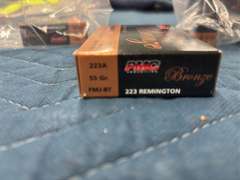 40 Rounds of 223 Remington, 55 Grain FMJ, Made by Fiocchi (All New)