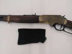 Henry Brass Lever Action .45-70 Gov't, Ornate Stock & Foregrip, 20" Round Barrel, Tube Fed, Model H024-4570, Serial # 4570SG10245