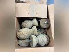 3 boxes of pineapple post tops