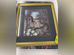 2 Floral Framed Garden, Tree Prints