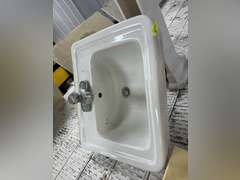 22 inch wide single sink top with stand