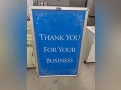 Thank you for your business sign