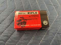 150 Rounds of 22LR, GECO & ELEY, Optimized for Bolt Actions
