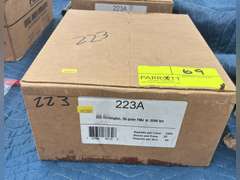 Box of 1000 223 Remington, 55 Grain FMJ, Made by Fiocchi (New & Sealed)