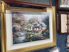 2 Floral Framed Garden, Tree Prints