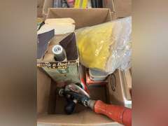 Gloves, drill bits, etc