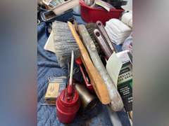 Tool brushes, oil cans, and more