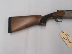 GForce Arms, 12 Gauge Over & Under Shotgun, 3" Chamber, Model GKX-5, Engraved Receiver, Checkered Gr
