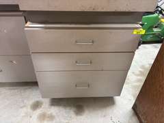 Gray tone drawer with 3 drawers (L:27” W:30” x H:28.5”)