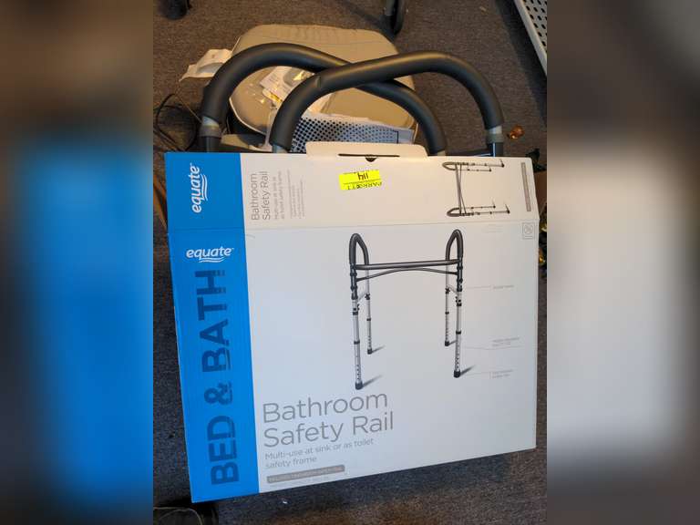 Bathroom Safety Rail and Total Back + Shoulder Shiatsu Cushion