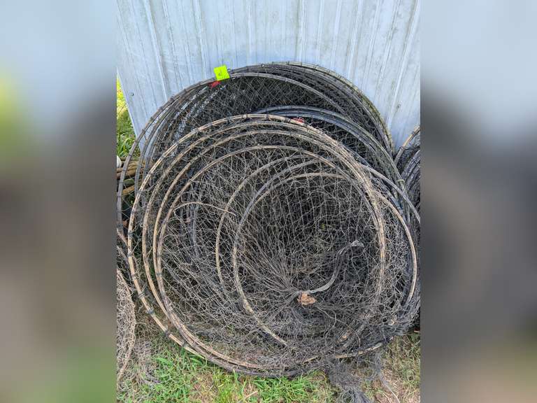 2 Fiberglass Hoop Nets