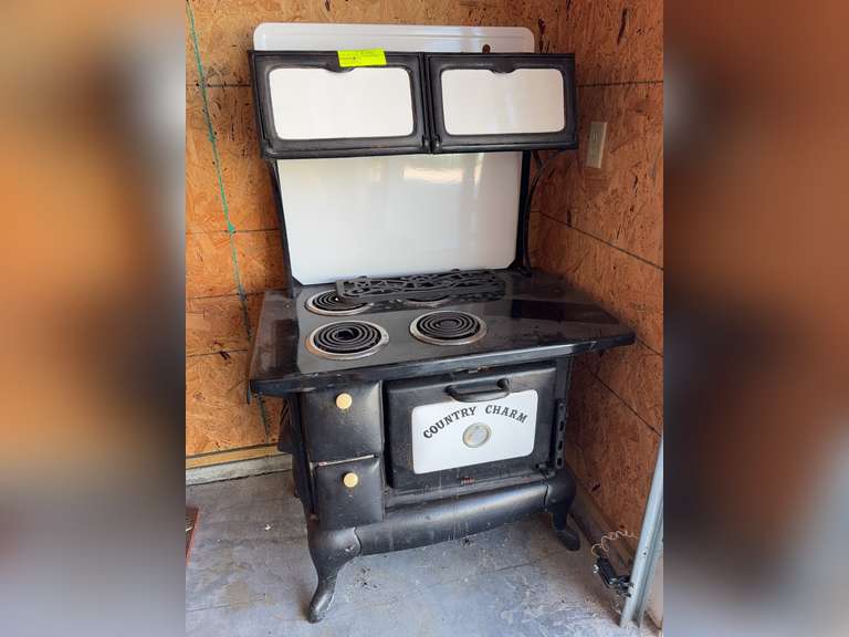 Vintage Country Charm Electric Stove