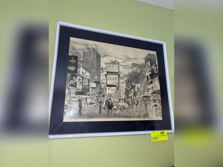 Old Time Square Drawing picture