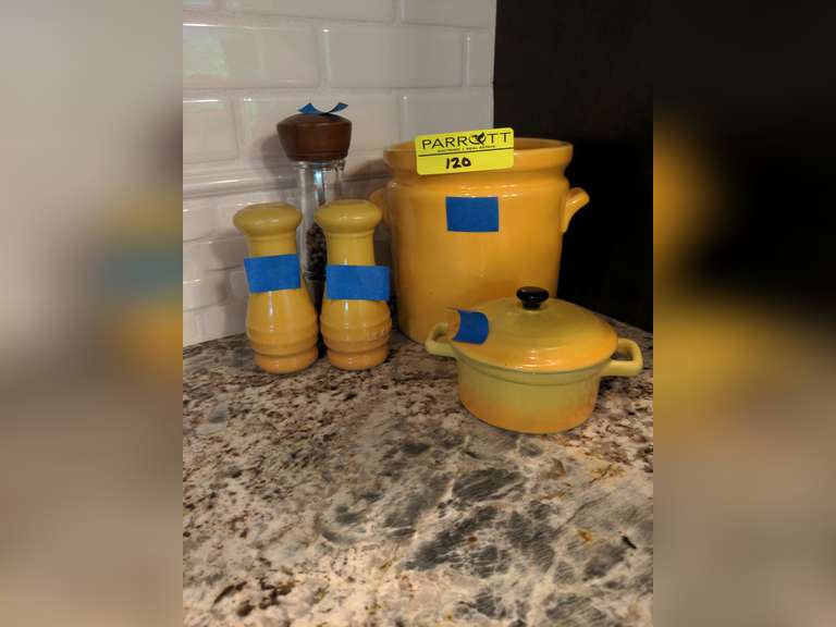 Ceramic tool holder, salt and pepper, etc