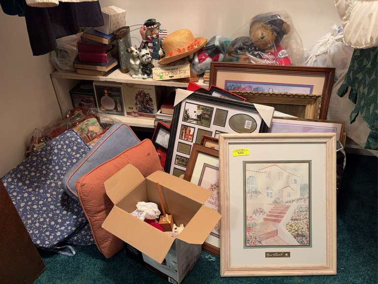 Pictures, frames, chair cushions, and more