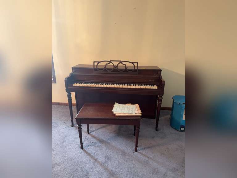 Lyon G. Healy Piano And Bench