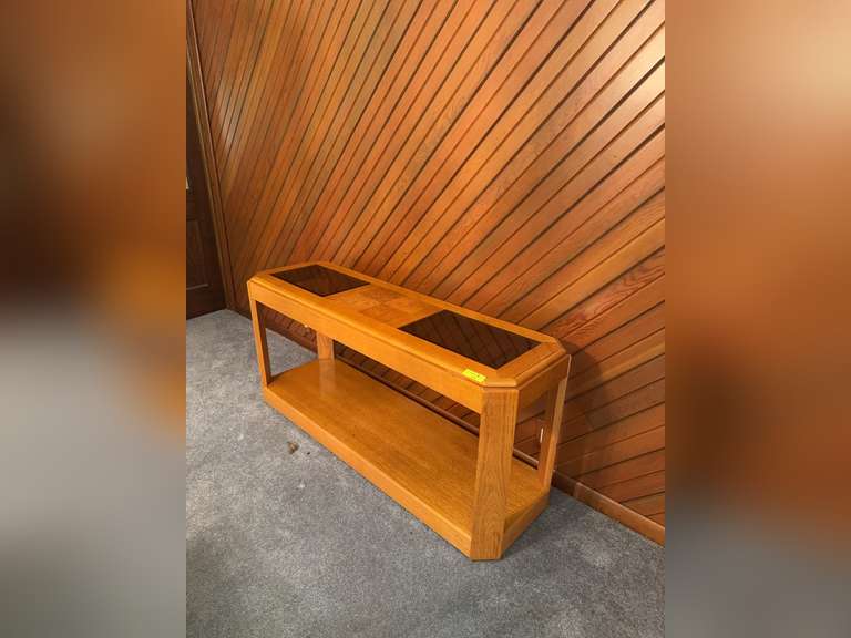 Sofa Table with glass panels