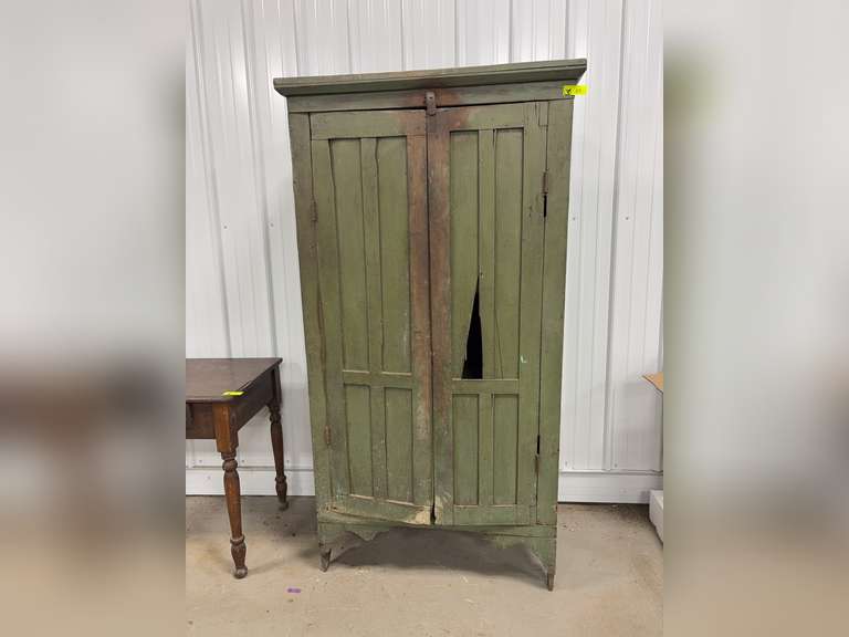 Green Painted Cupboard