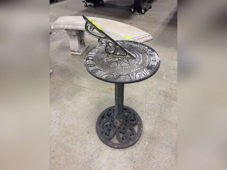 Cast Iron Sundial