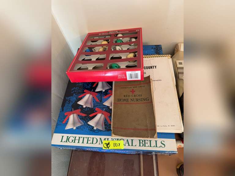 Lighted Musical Bells, ornaments, & misc.