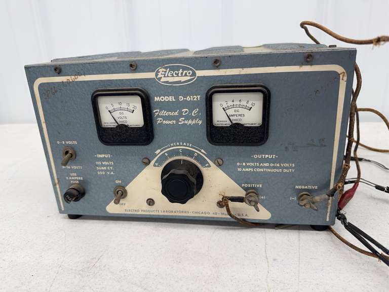 Electro Filtered D.C Power Supply Model(D-612T)