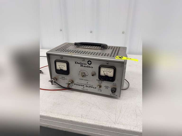 Delco Radio Electronically Filtered Power Supply Model(P-612) Serial#(2336)