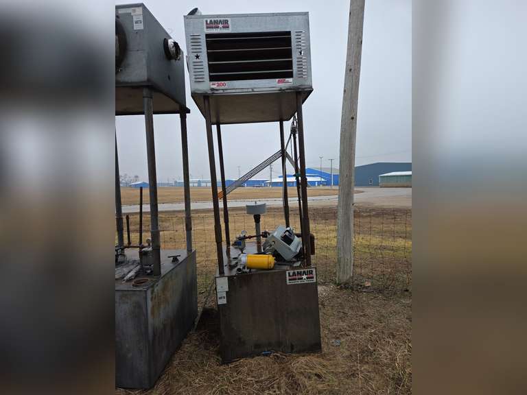 Lanair Waste Oil Heater, approximately 150-200,000 btu, unknown working order