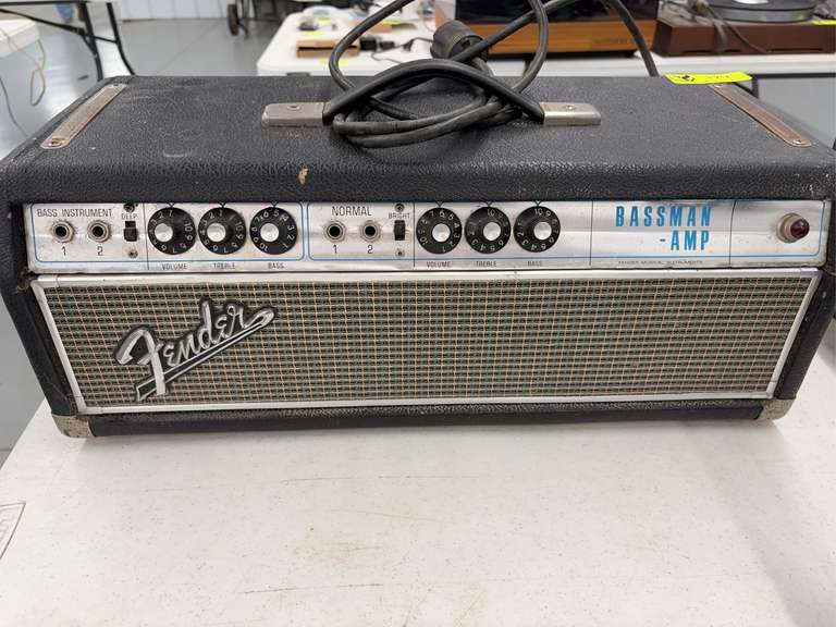 Vintage Fender Bassman amplifier Model NO. AB165