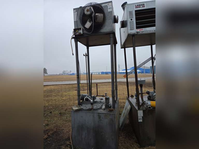 Lanair Waste Oil Heater, approximately 150-200,000 btu, unknown working order