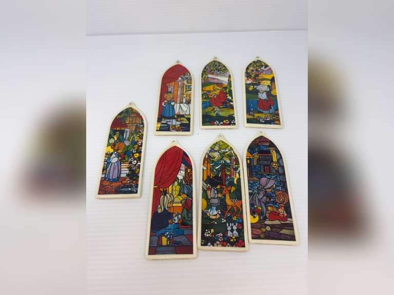 Precious Moments Stained Glass Style Ornaments