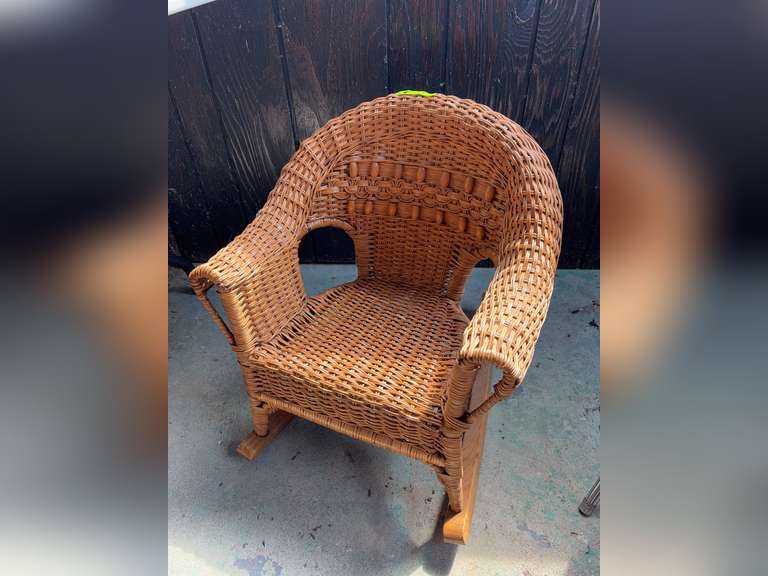 Child’s Wicker rocking chair