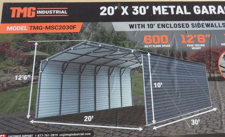 E-517 TMG Metal Garage Carport