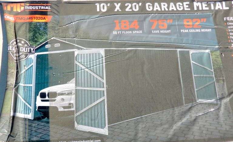 E-520 TMG Metal Garage Shed