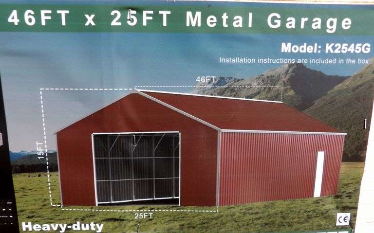 E-484 Metal Garage 46' x 25'