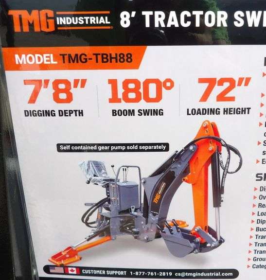 E-491 TMG Backhoe Attachment