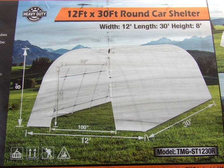 E-535 TMG Round Car Shelter