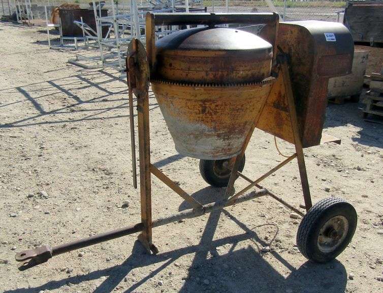 E-997 Towable Electric Cement Mixer