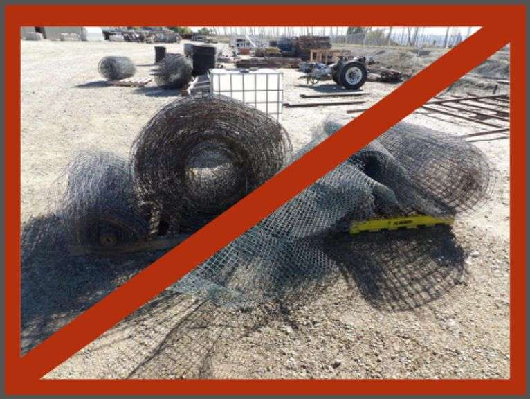 WE DO NOT ACCEPT USED FENCING ROLLS