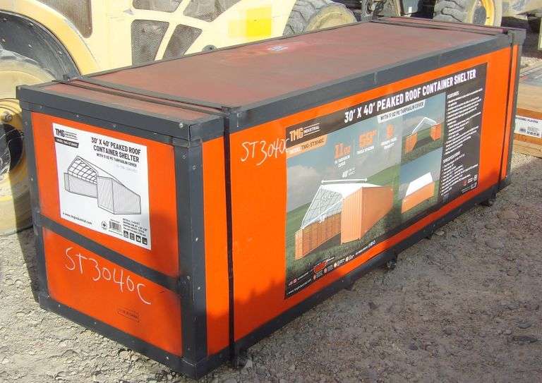 E-538 TMG Peaked Roof Container Shelter