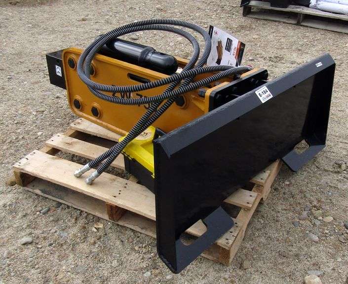 E-184 Wolverine Skid Steer Concrete Breaker