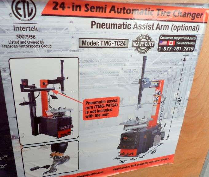 E-542 TMG Semi Automatic Tire Changer