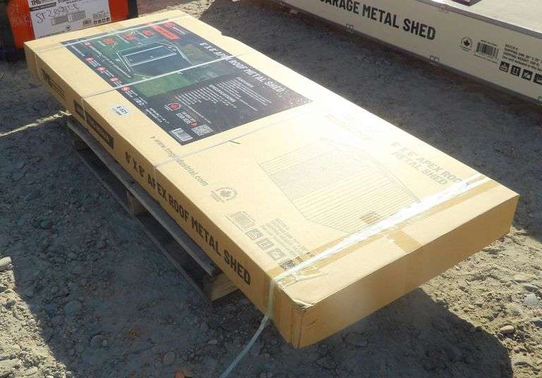 E-521 TMG Apex Roof Metal Shed