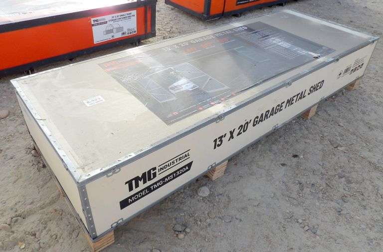 E-523 TMG Garage Metal Shed